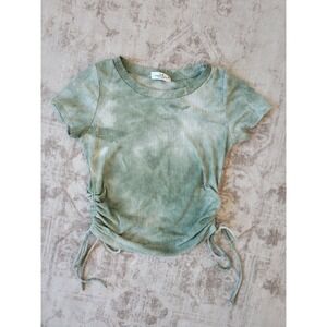 Rebellious Dreamer Tie-Dye‎ Ruched Tee – Women's M
